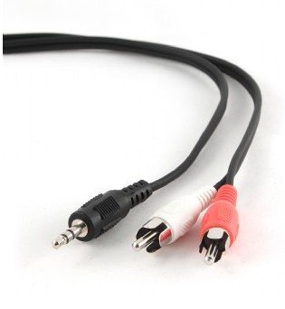 3.5mm, Macho, 2 x RCA, Macho, 5 m, Negro, Rojo, Blanco Color blanco cable de audio Valueline VLAB22200B50 5m 3.5mm 2 x RCA Negro Cables de audio Rojo 