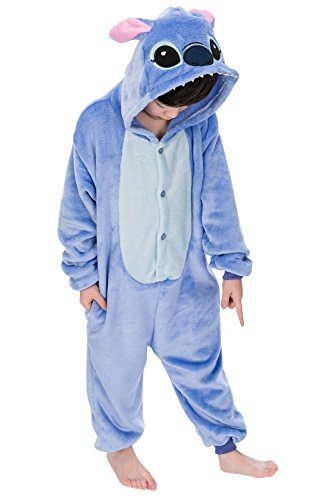 YAOMEI Niños Onesies Kigurumi Pijamas Niña Traje Disfraz Capucha Ropa de Dormir Halloween Cosplay Navidad Animales de Vestuario 